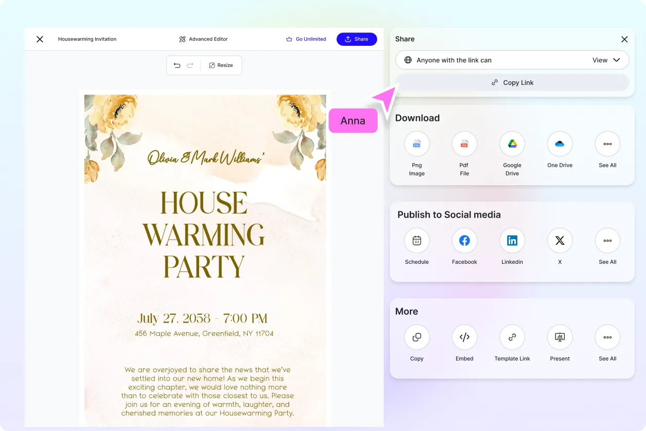 Free AI Housewarming Invitation Generator, Online Invitation Maker Tool
